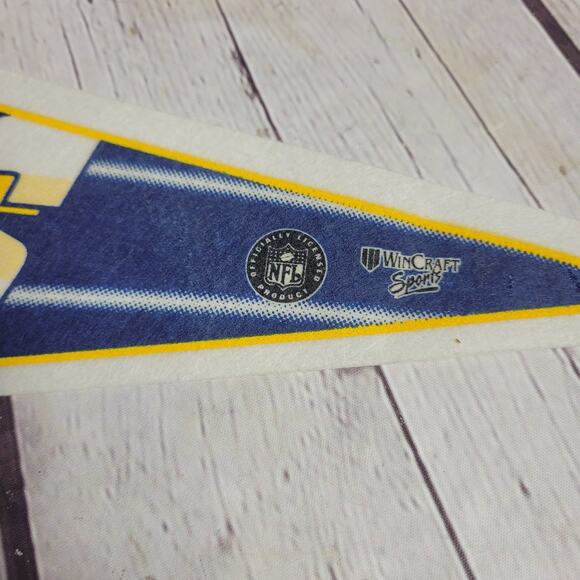 San Diego Chargers NFL Pennant Wincraft Regular Size Felt Pennant Vintage - Picture 4 of 9